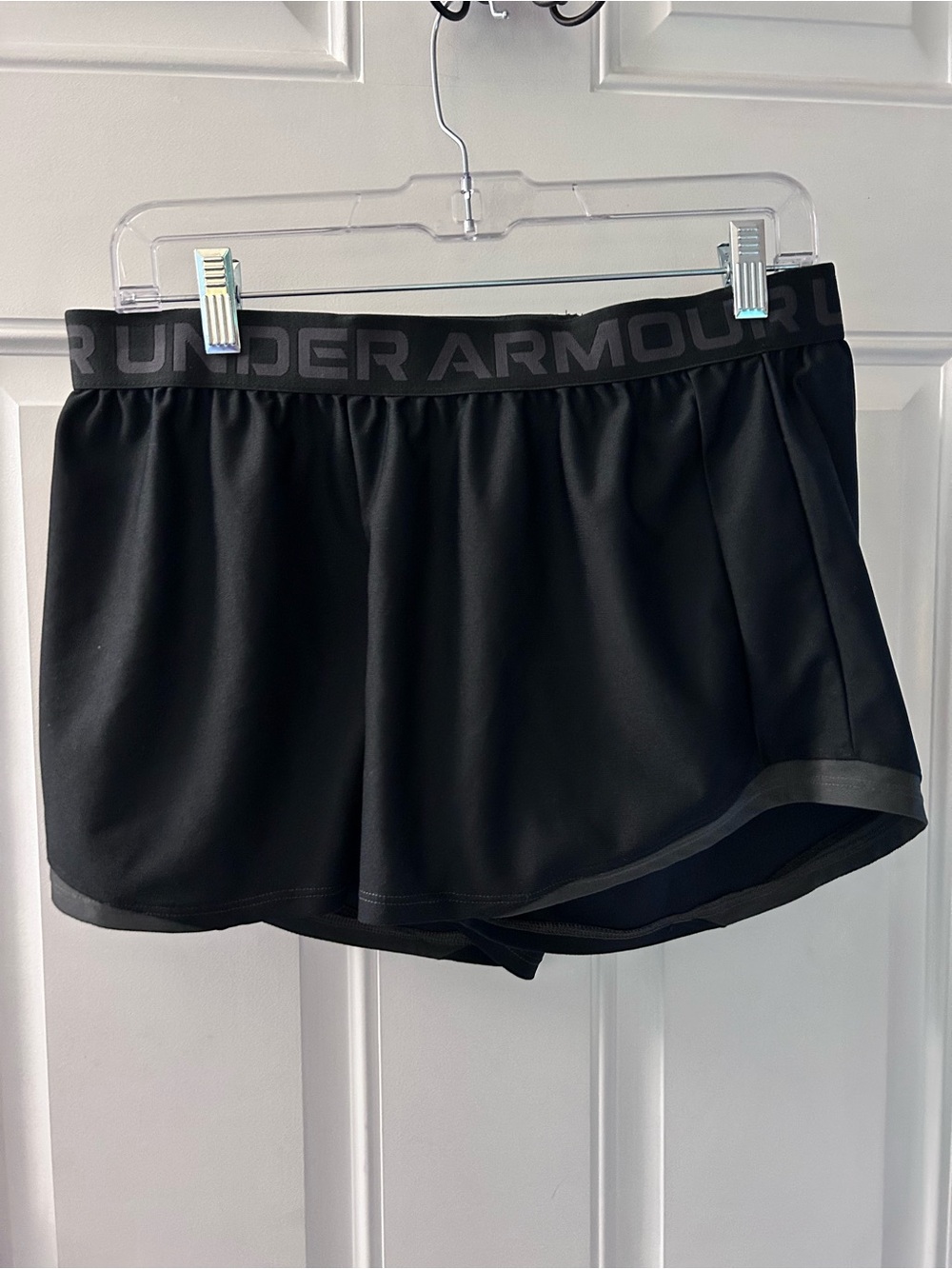 LG Black Athletic Running Shorts with Branded Waistband